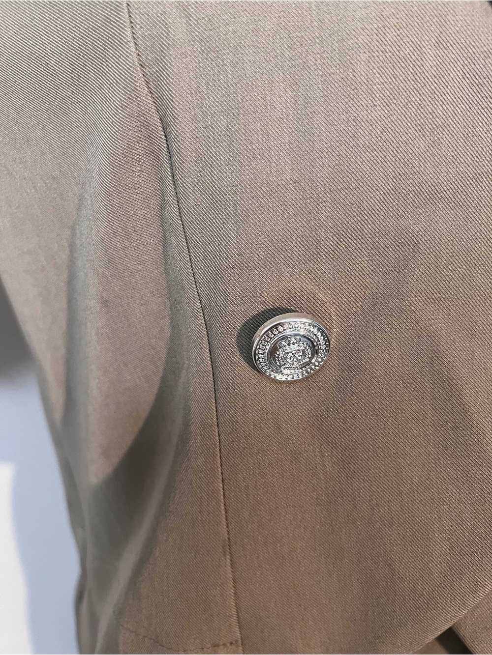 Vero Moda Lightweight Taupe Trench-Style Jacket